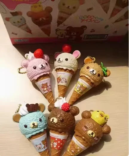 Ice Cream Bear Mystery Keychain