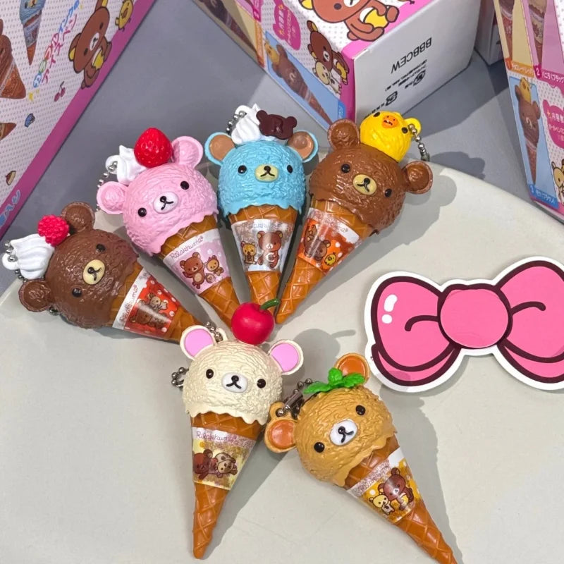 Ice Cream Bear Mystery Keychain