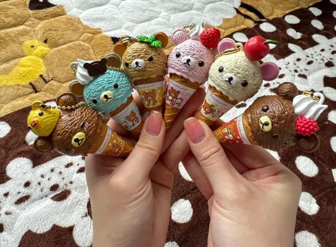 Ice Cream Bear Mystery Keychain